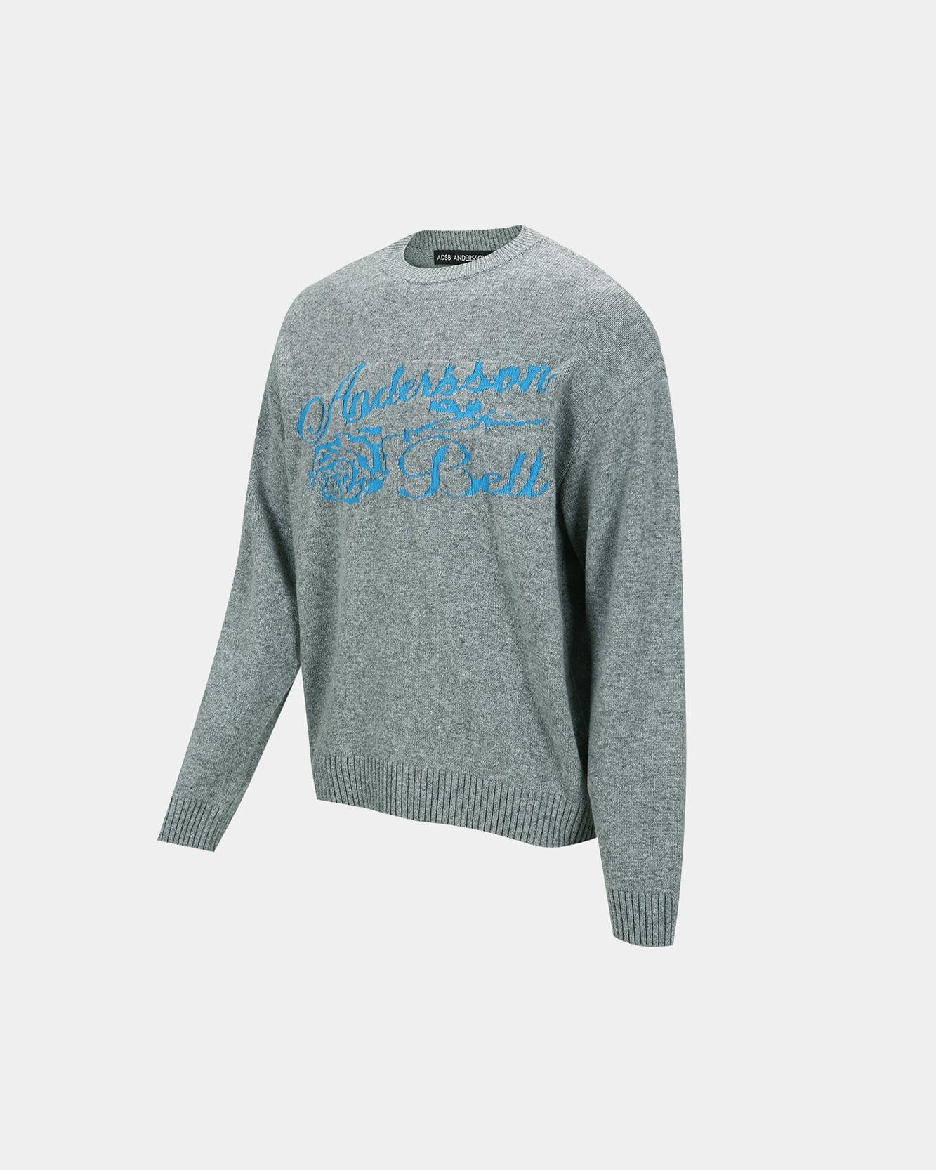 기타 UNISEX CASHMERE ROSE CREW-NECK SWEATER atb1372u(GREY)