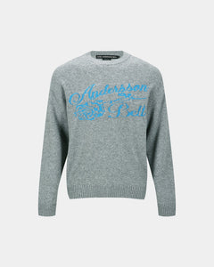 기타 UNISEX CASHMERE ROSE CREW-NECK SWEATER atb1372u(GREY)