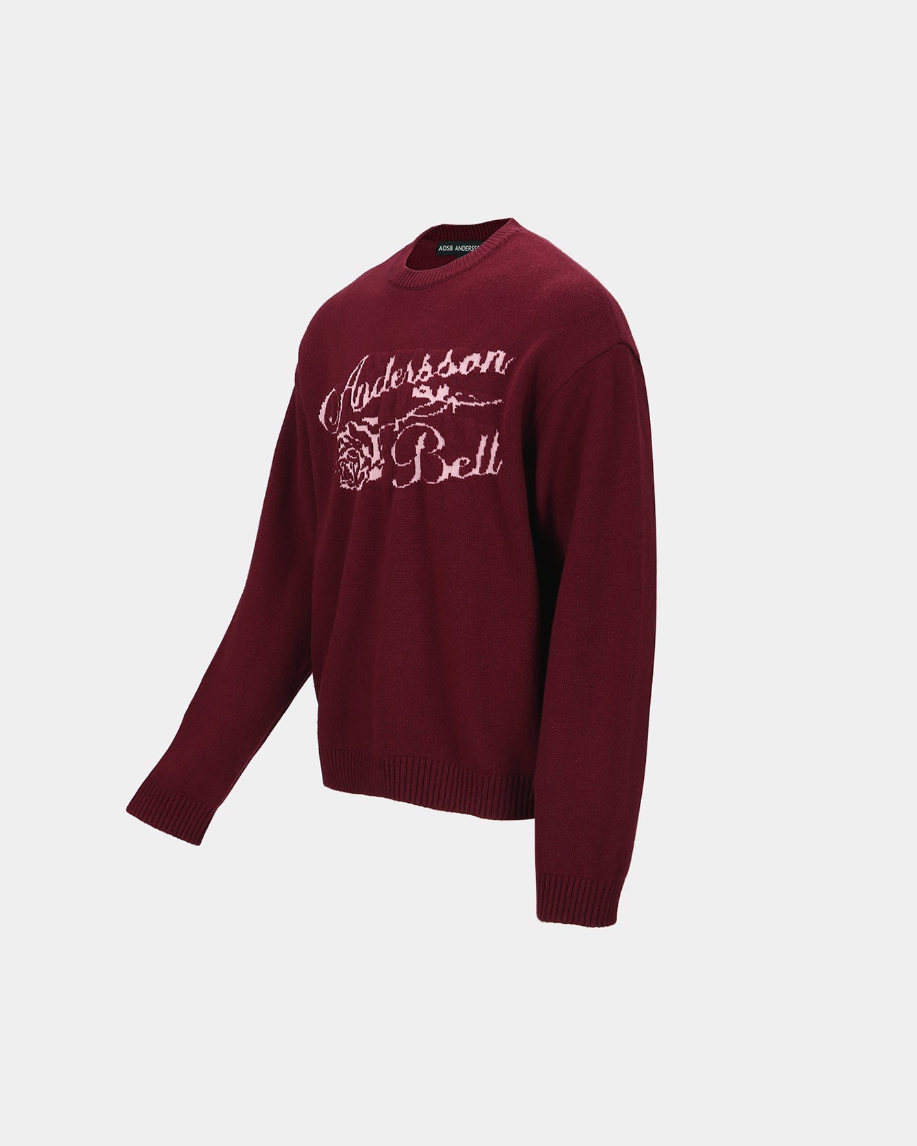 기타 UNISEX CASHMERE ROSE CREW-NECK SWEATER atb1372u(LILAC)