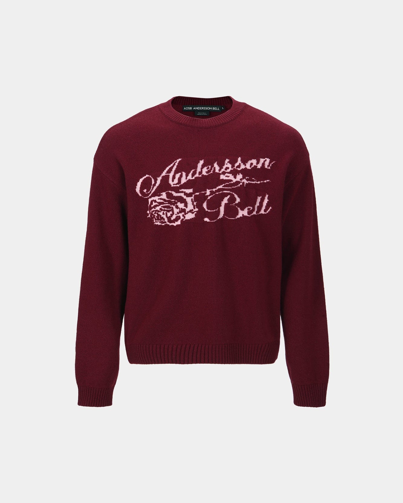 기타 UNISEX CASHMERE ROSE CREW-NECK SWEATER atb1372u(LILAC)
