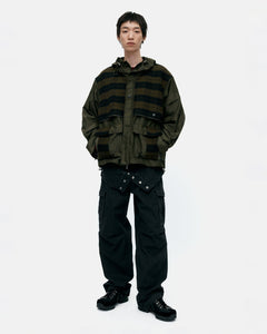 기타 UNISEX CHECK LAYERED JUMPER awa717u(KHAKI)