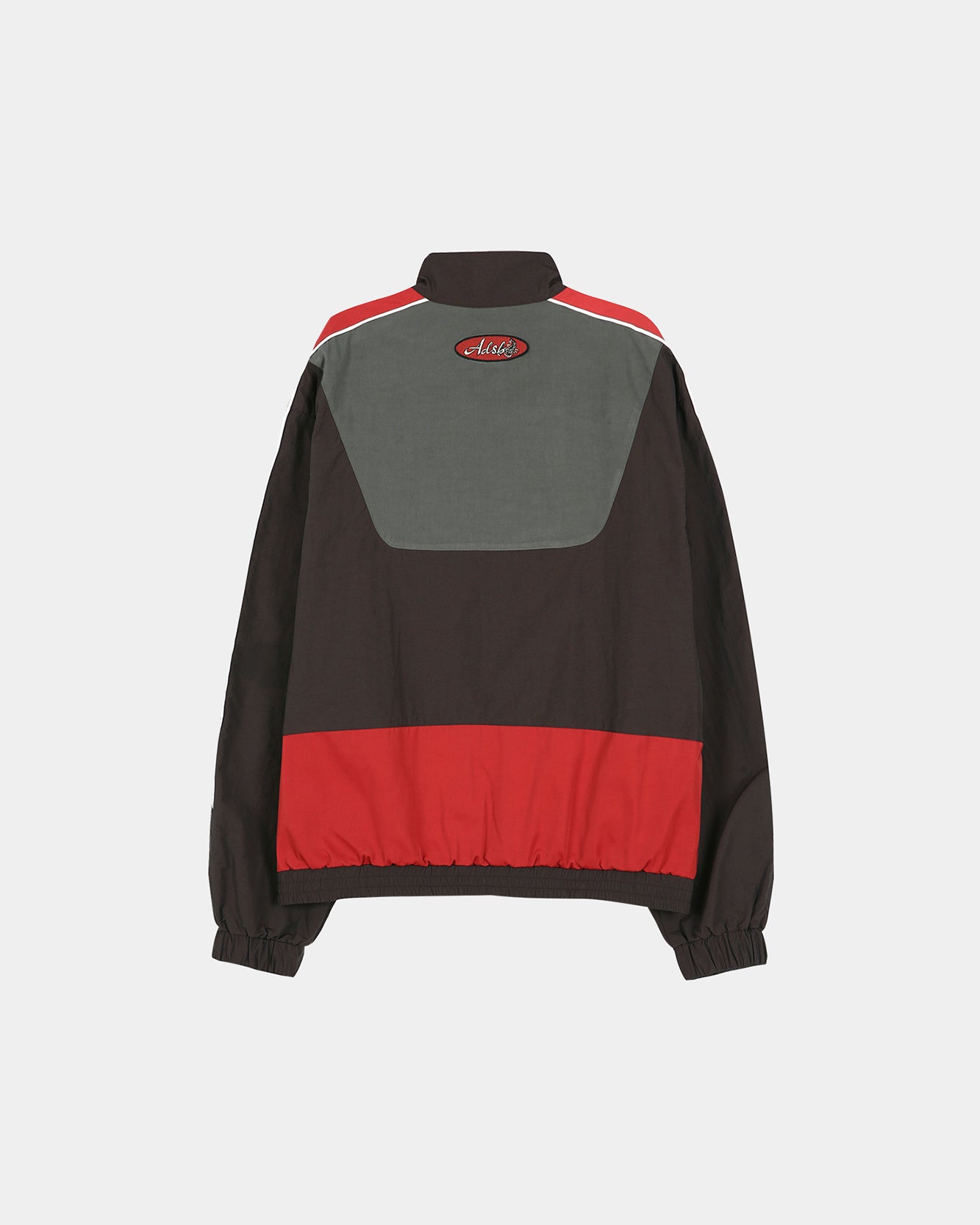 Anton belinskiy ナイロンジャケット　11747391 UNISEX COLOR BLOCK NYLON TRACK JACKET awa759u(RED/BROWN