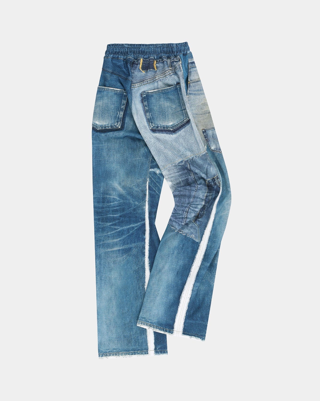 기타 UNISEX DENIM TROMPE LOEIL MESH PANTS apa828u(BLUE)