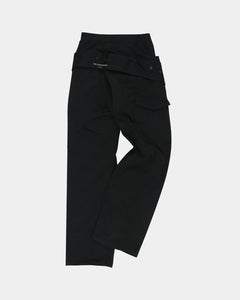 기타 UNISEX DOUBLE WAIST WORK WIDE-LEG JEANS apa834u(BLACK)