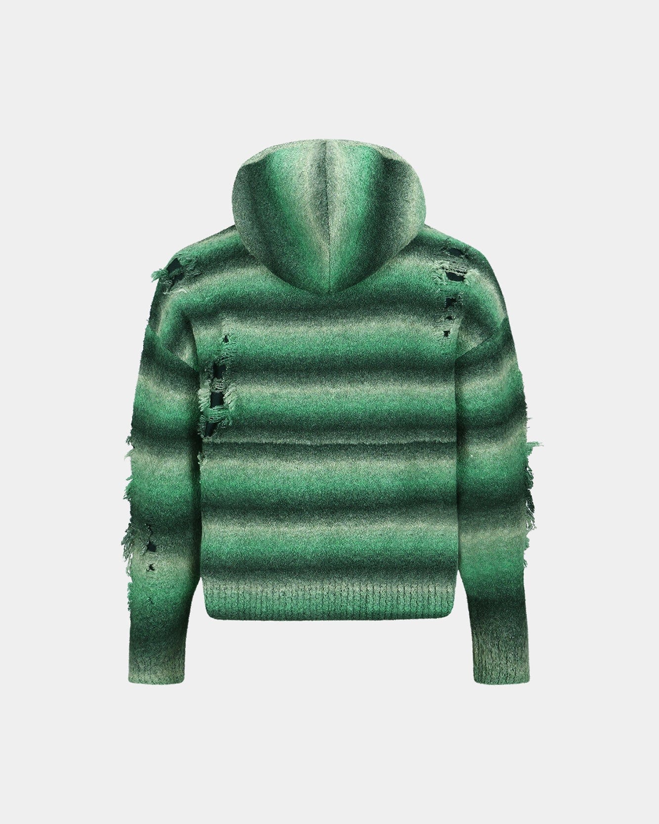기타 UNISEX GRADIENT DISTRESSED HOODIE atb1391u(GREEN)