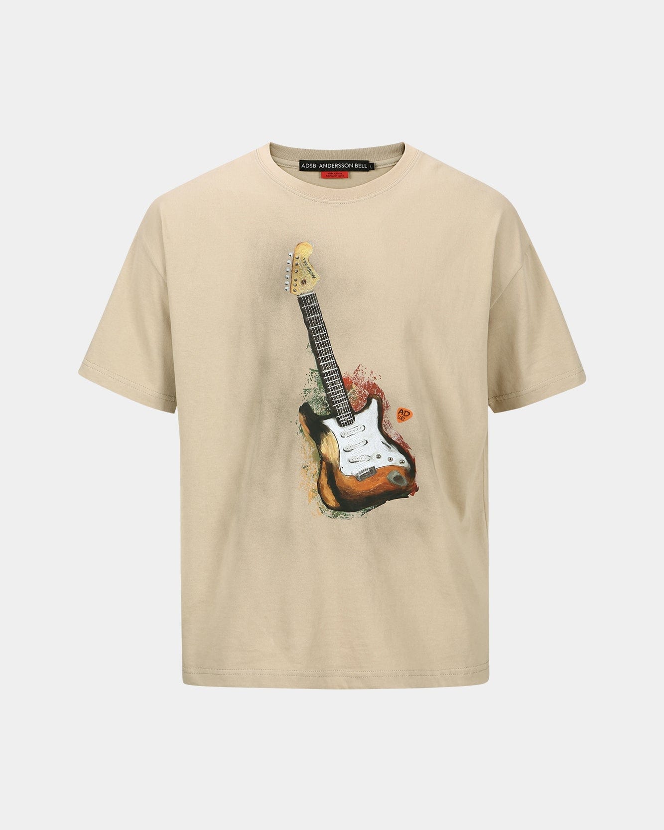 기타 UNISEX GUITAR T-SHIRT atb1250u(BEIGE)