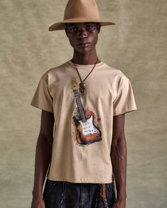 기타 UNISEX GUITAR T-SHIRT atb1250u(BEIGE)