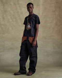 기타 UNISEX GUITAR T-SHIRT atb1250u(BLACK)