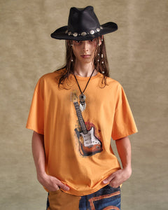 기타 UNISEX GUITAR T-SHIRT atb1250u(ORANGE)