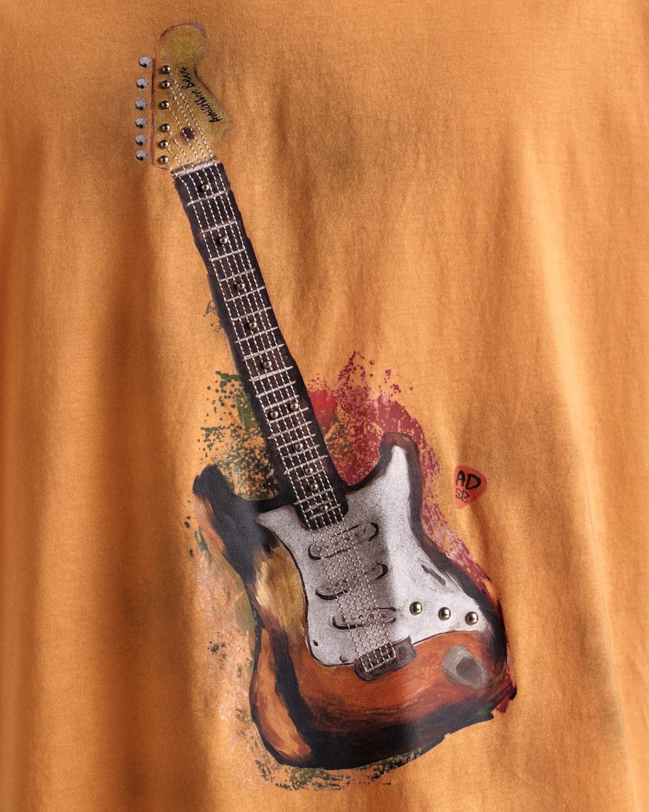 기타 UNISEX GUITAR T-SHIRT atb1250u(ORANGE)