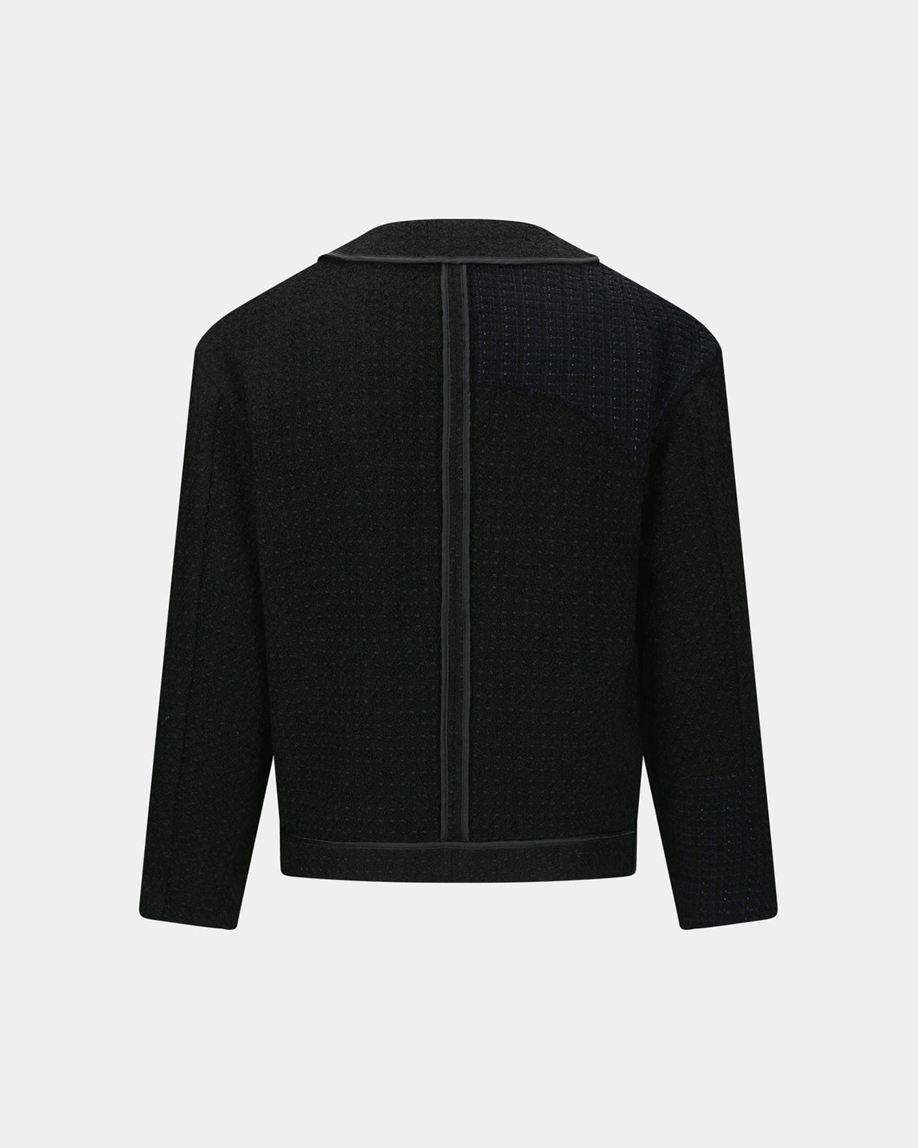 기타 UNISEX INSIDE OUT TWEED CARDIGAN awa732u(BLACK)
