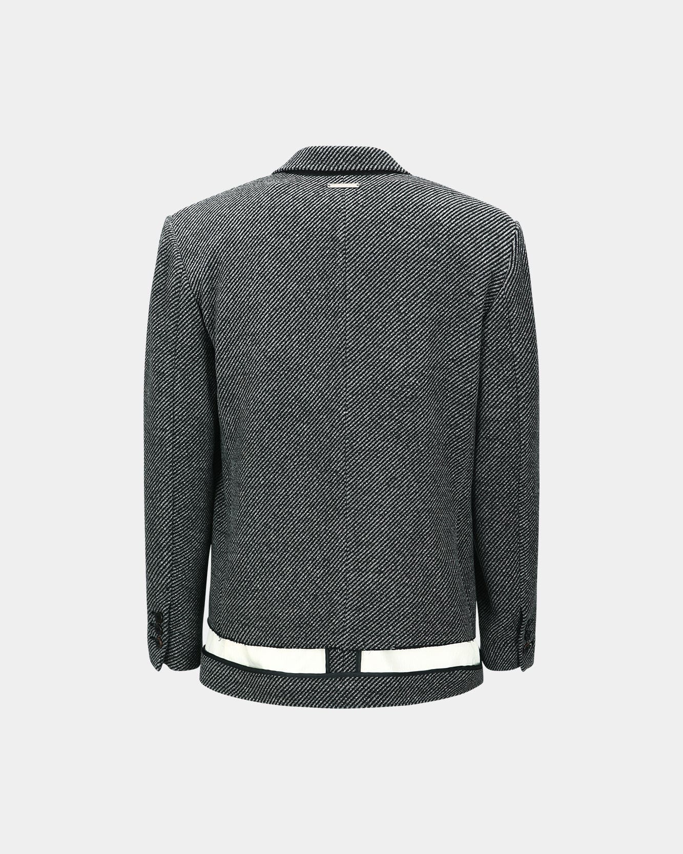 기타 UNISEX INSIDE-OUT WOOL JACKET awa711u(GREY)