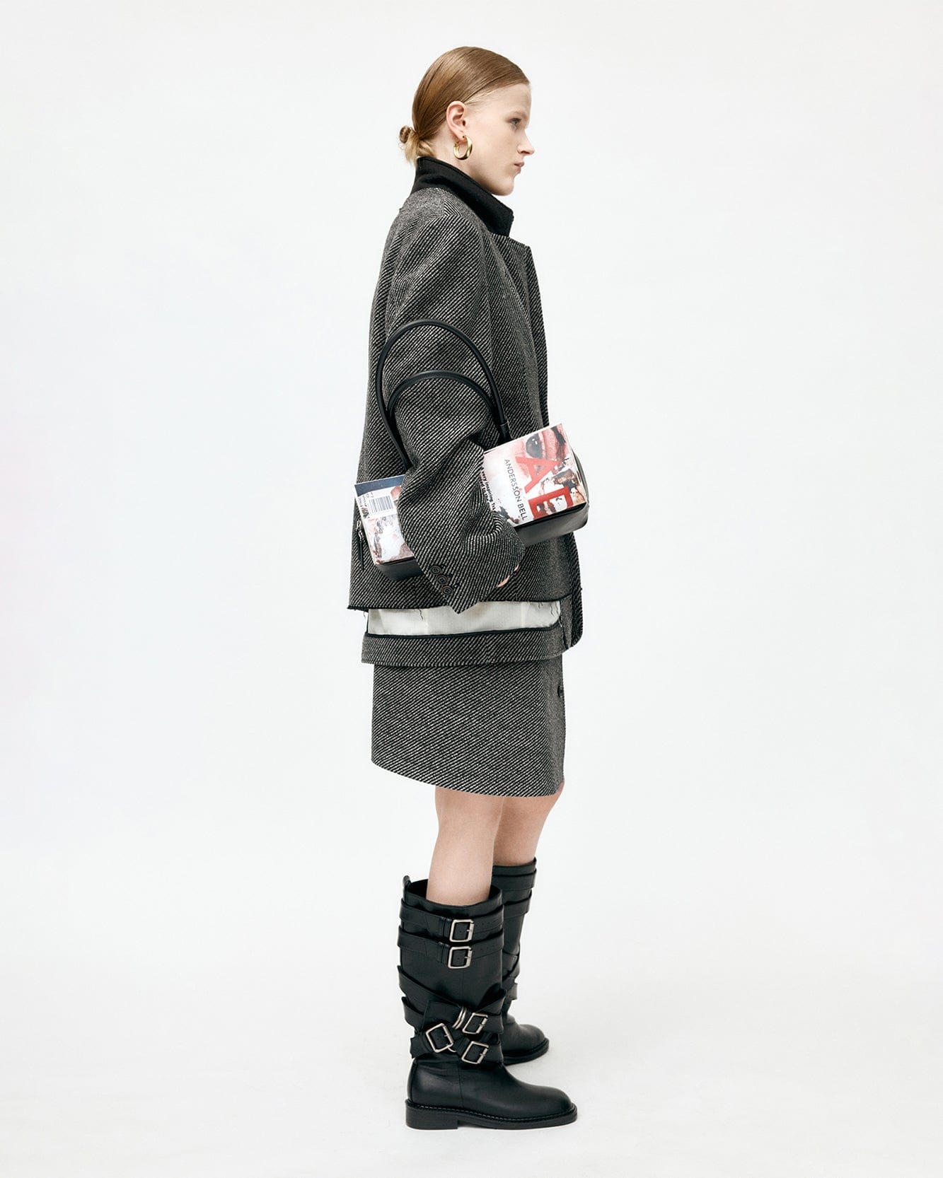 기타 UNISEX INSIDE-OUT WOOL JACKET awa711u(GREY)