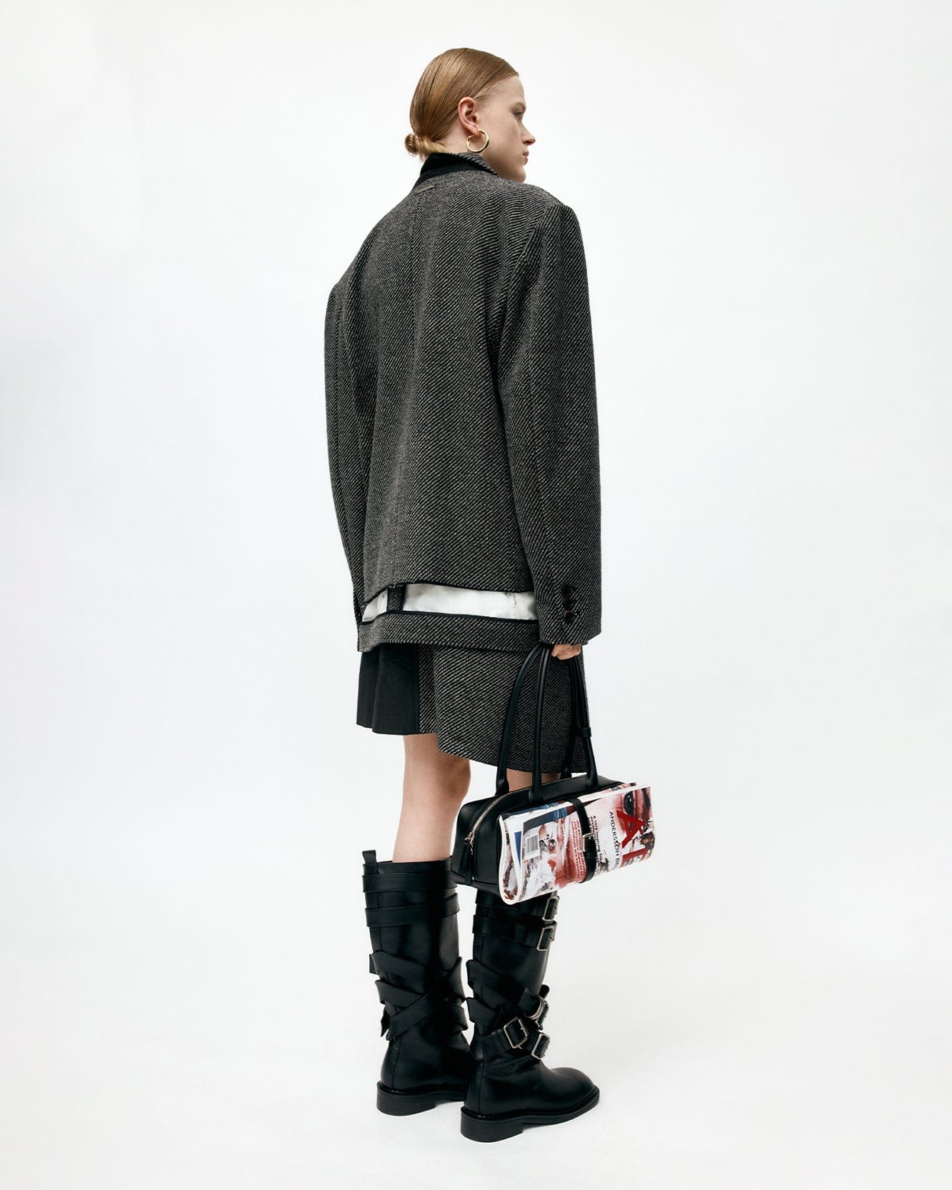 기타 UNISEX INSIDE-OUT WOOL JACKET awa711u(GREY)