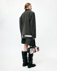 기타 UNISEX INSIDE-OUT WOOL JACKET awa711u(GREY)