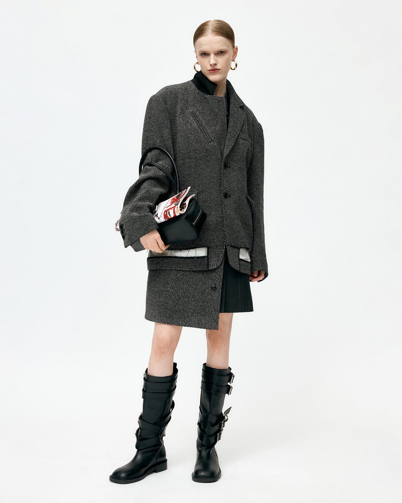 기타 UNISEX INSIDE-OUT WOOL JACKET awa711u(GREY)