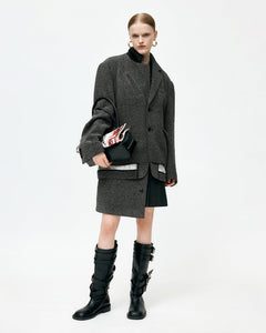기타 UNISEX INSIDE-OUT WOOL JACKET awa711u(GREY)