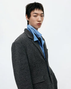 기타 UNISEX INSIDE-OUT WOOL JACKET awa711u(GREY)