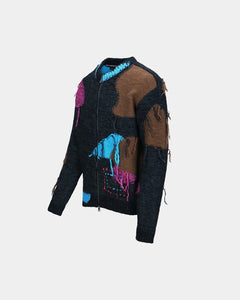 기타 UNISEX INTARISA ZIP-UP CREWNECK SWEATER atb1333u(BLACK)
