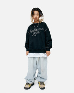 기타 UNISEX LIQUID LOGO SWEATSHIRT atb1378u(BLACK)