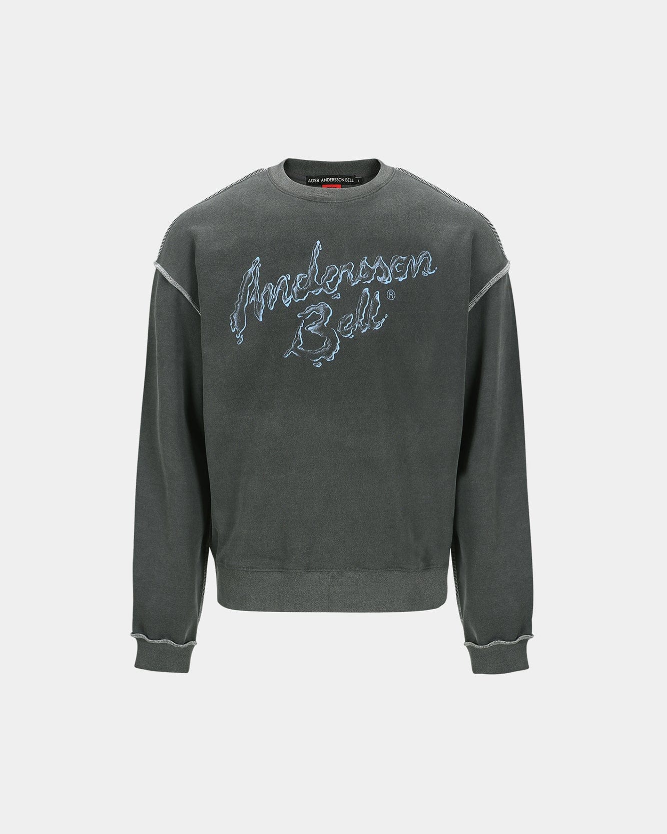 기타 UNISEX LIQUID LOGO SWEATSHIRT atb1378u(CHARCOAL)