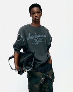 기타 UNISEX LIQUID LOGO SWEATSHIRT atb1378u(CHARCOAL)