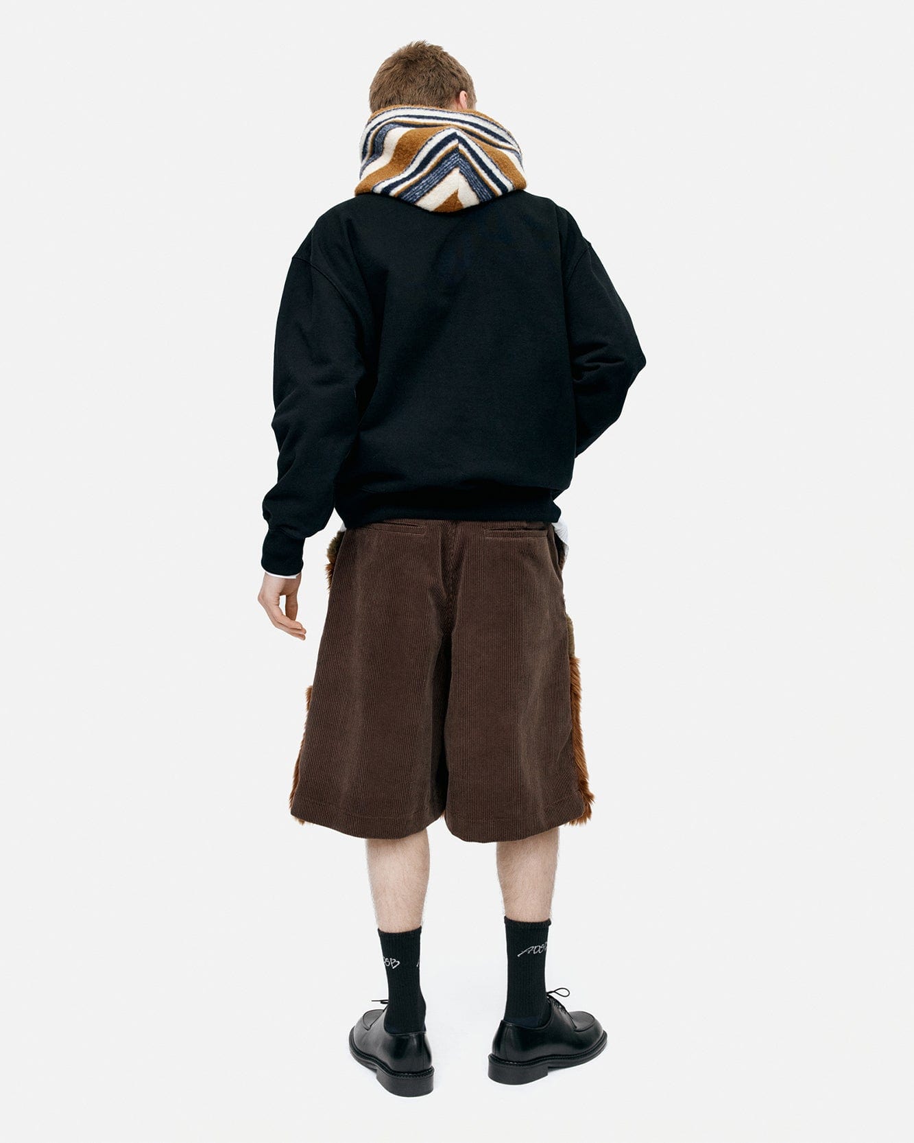 기타 UNISEX LOGO EMBROIDERY HOODIE atb1379u(BLACK)