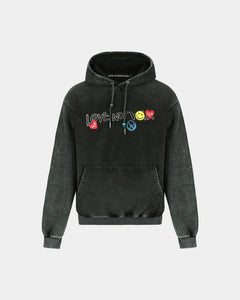 기타 UNISEX LOVE DYED HOODIE atb1253u(BLACK)