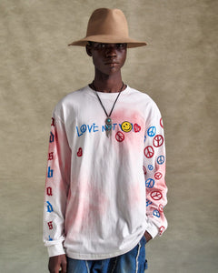 기타 UNISEX LOVE L/S T-SHIRTS atb1254u(WHITE)
