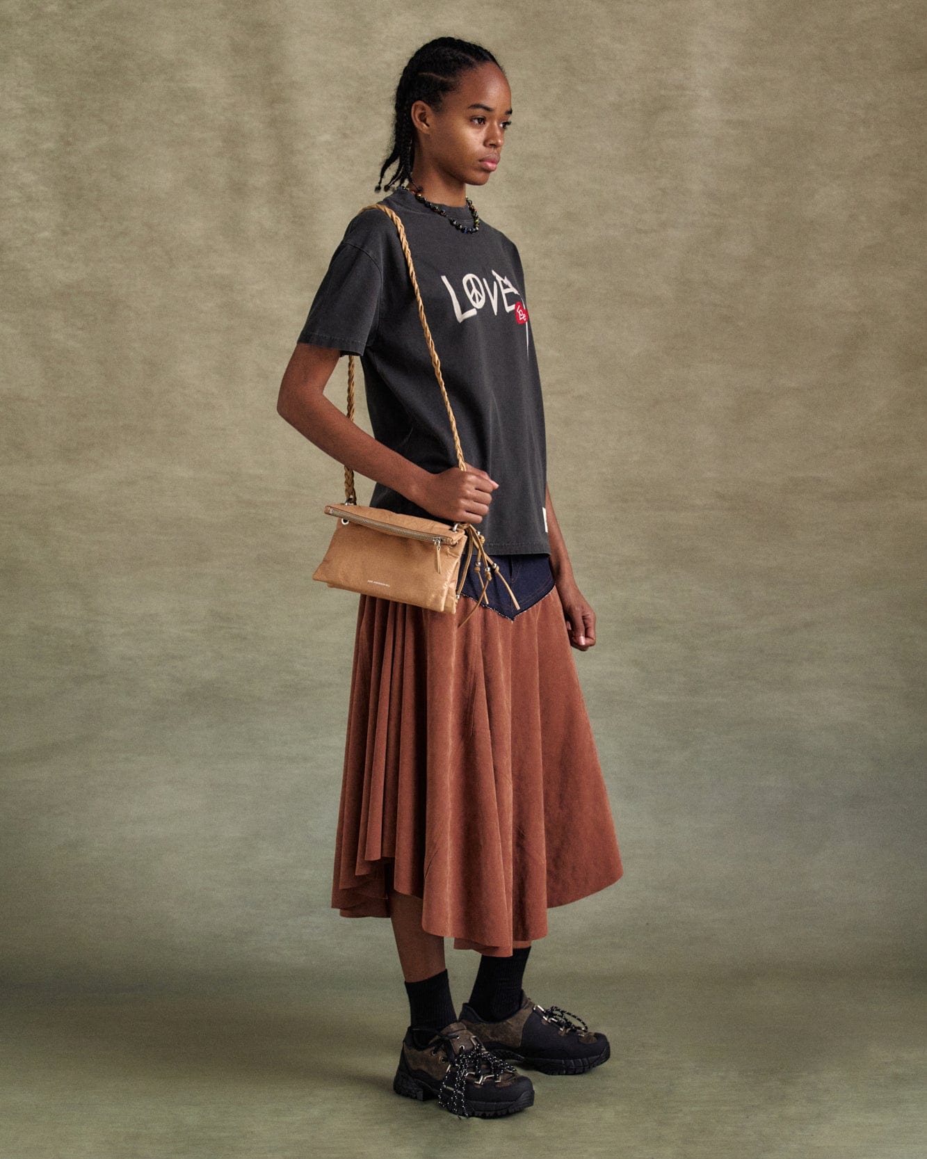 기타 UNISEX LOVE T-SHIRT atb1252u(CHARCOAL)