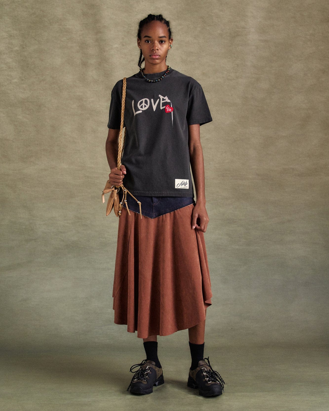 기타 UNISEX LOVE T-SHIRT atb1252u(CHARCOAL)