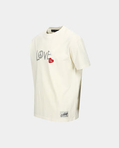 기타 UNISEX LOVE T-SHIRT atb1252u(ECRU)