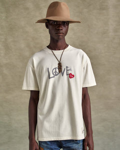 기타 UNISEX LOVE T-SHIRT atb1252u(ECRU)