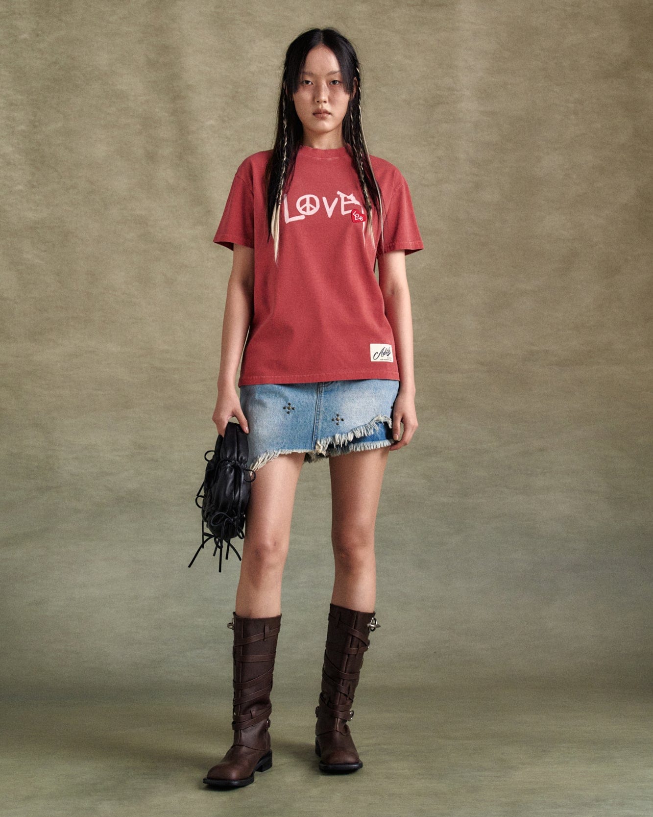 기타 UNISEX LOVE T-SHIRT atb1252u(RED)