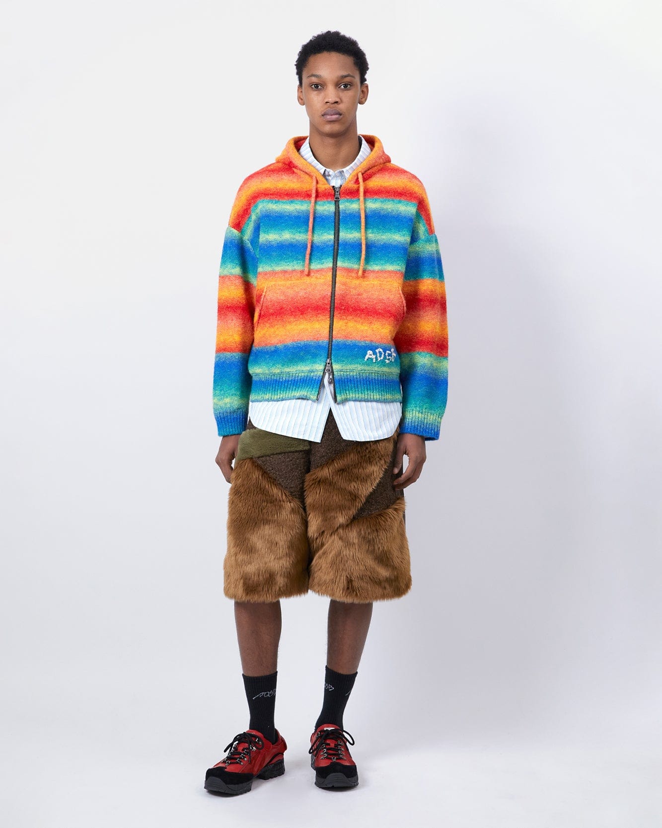 기타 UNISEX MULTI GRADIENT HOODIE atb1390u(MULTI)