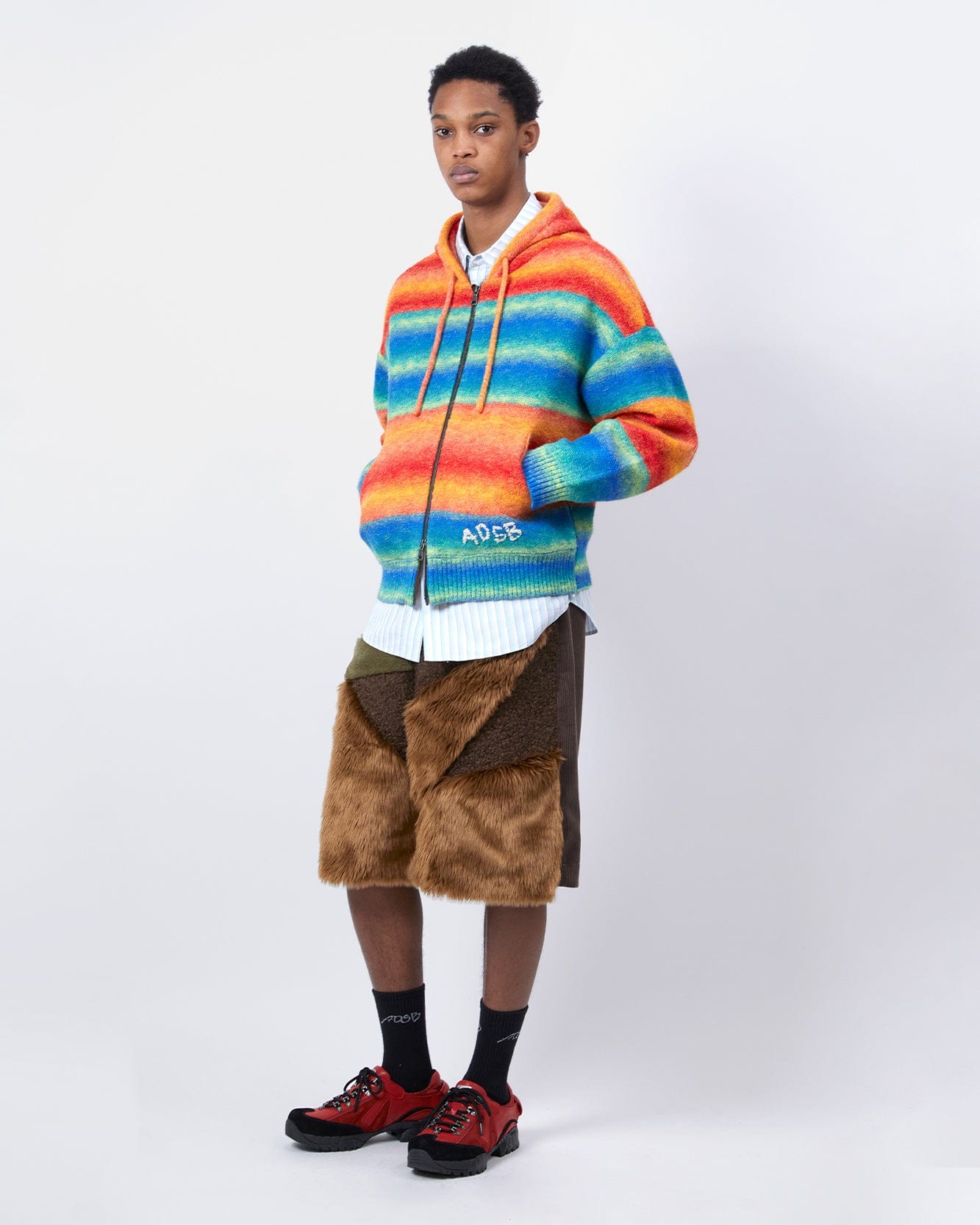 기타 UNISEX MULTI GRADIENT HOODIE atb1390u(MULTI)