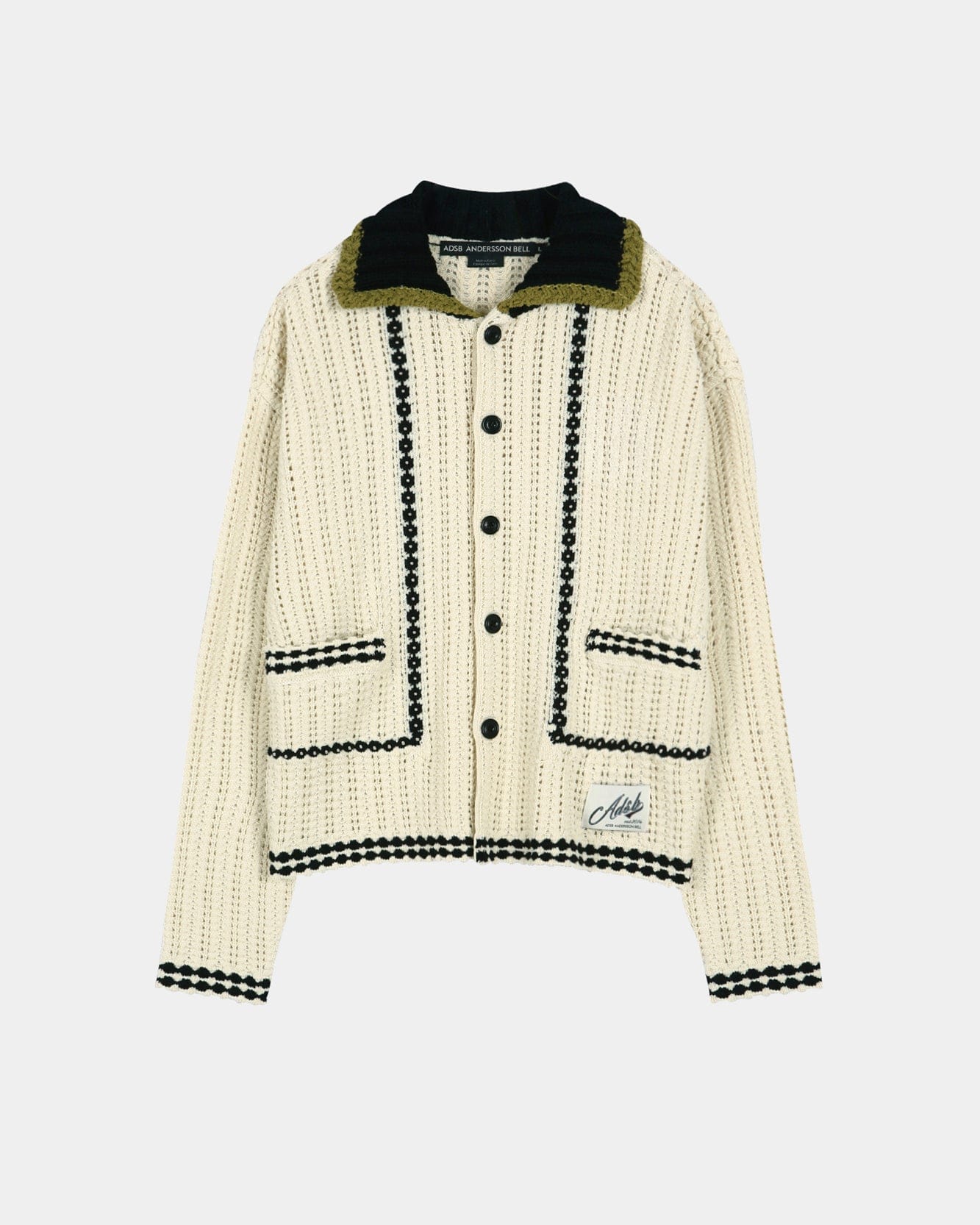 UNISEX NEW FANTASIA COLLAR CARDIGAN atb1414u(ECRU) – Andersson Bell