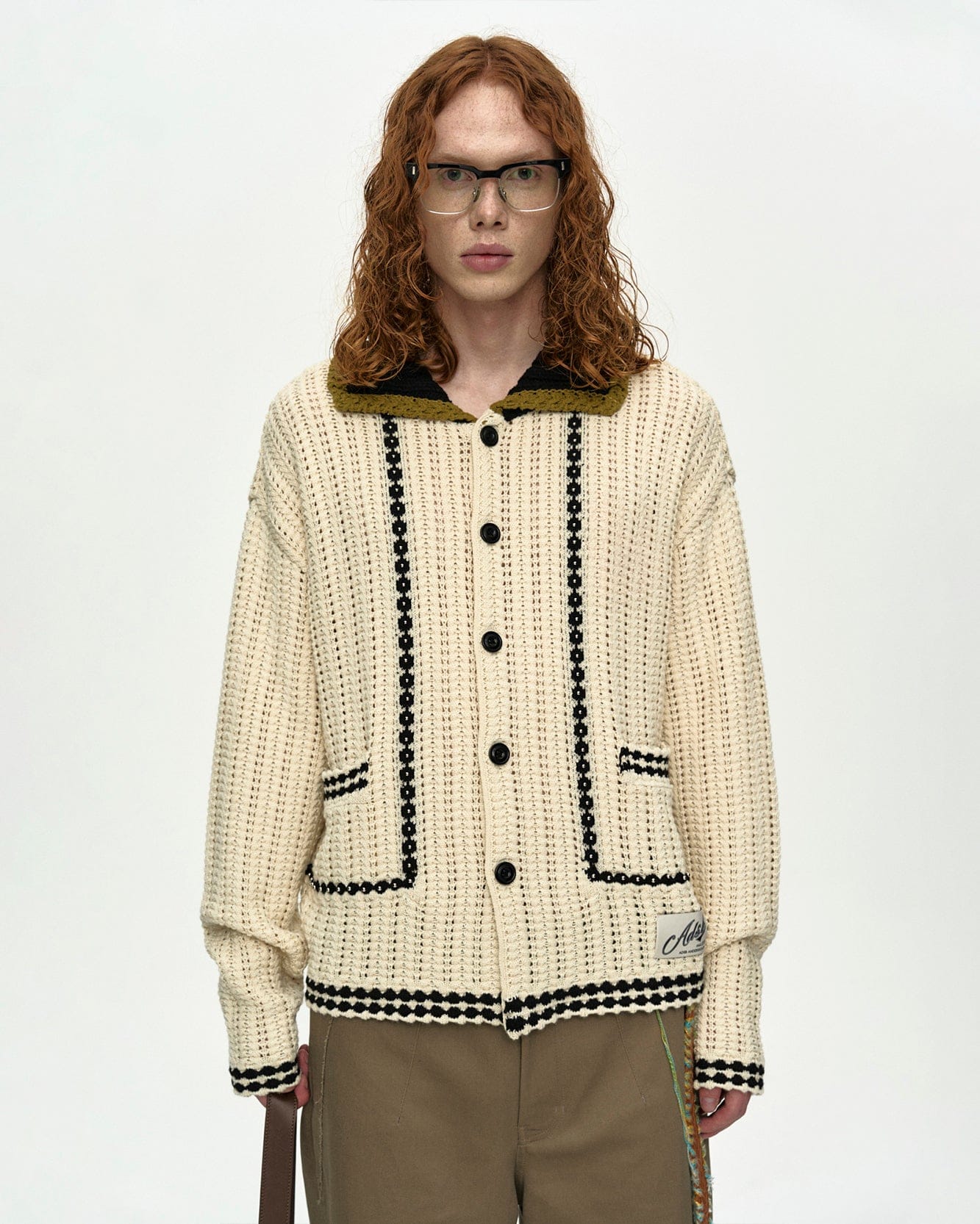 UNISEX NEW FANTASIA COLLAR CARDIGAN atb1414u(ECRU) – Andersson Bell