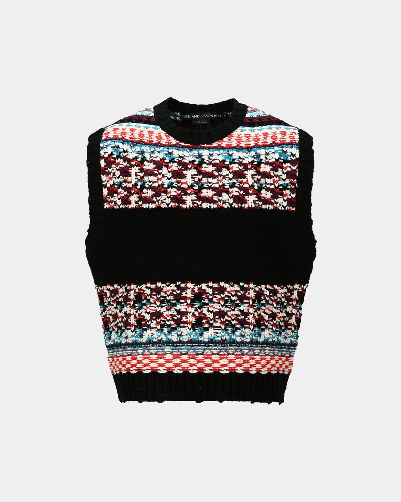 기타 UNISEX NORDIC CREWNECK VEST atb1336u(BLACK)