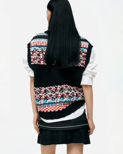 기타 UNISEX NORDIC CREWNECK VEST atb1336u(BLACK)