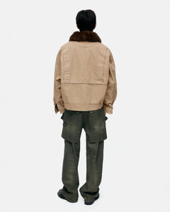 기타 UNISEX ORTEGA WASHED COTTON JACKET awa712u(BEIGE)