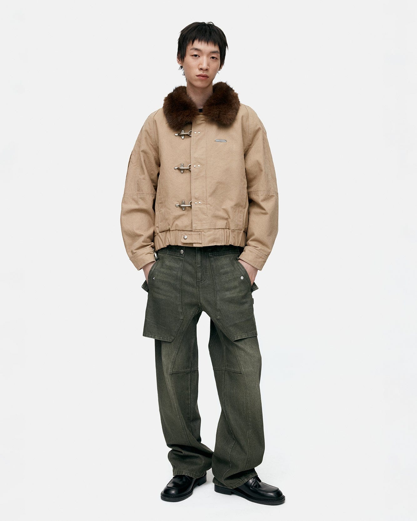 기타 UNISEX ORTEGA WASHED COTTON JACKET awa712u(BEIGE)