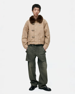 기타 UNISEX ORTEGA WASHED COTTON JACKET awa712u(BEIGE)