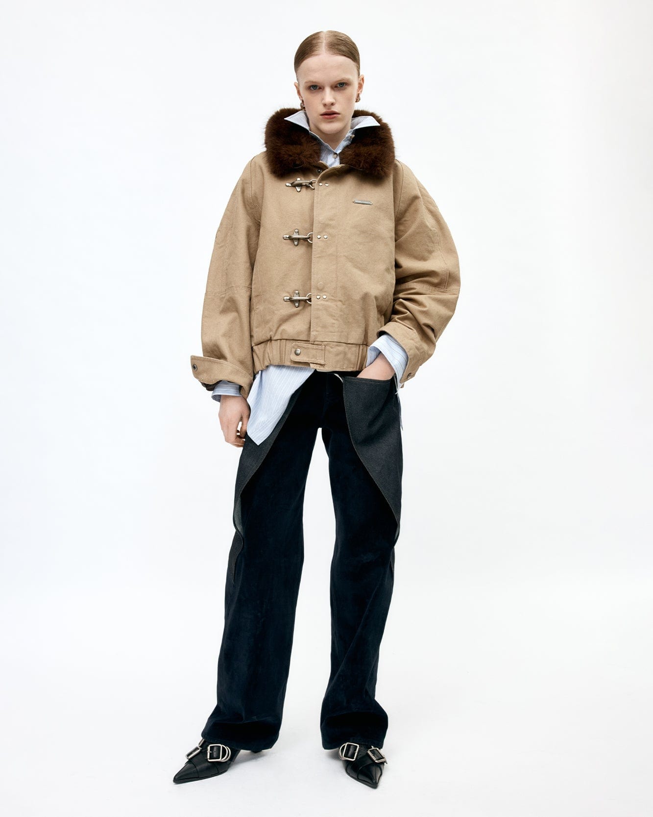 기타 UNISEX ORTEGA WASHED COTTON JACKET awa712u(BEIGE)