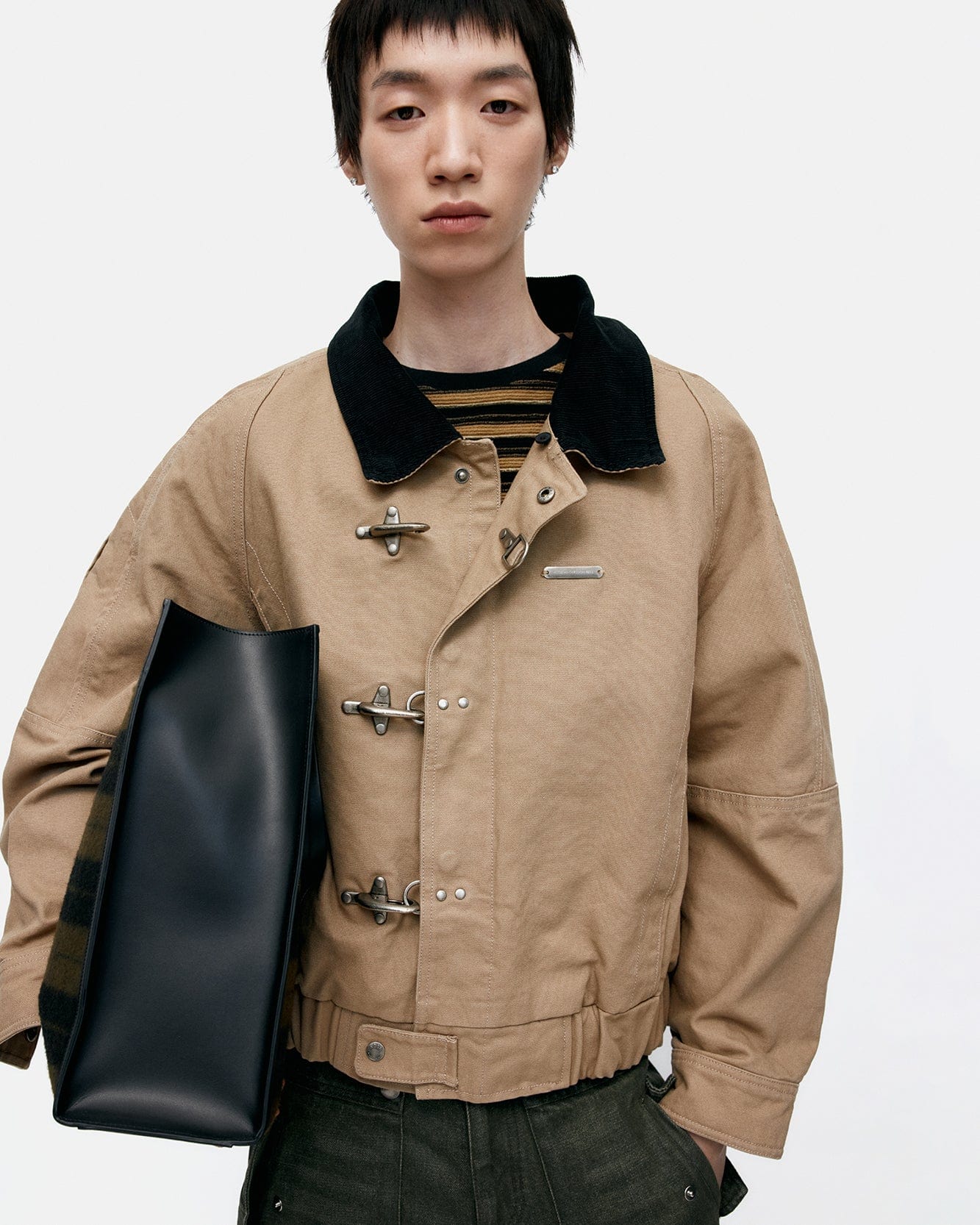 기타 UNISEX ORTEGA WASHED COTTON JACKET awa712u(BEIGE)