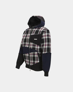 기타 UNISEX PATCHWORK HOOD ZIP-UP atb1343u(MULTI)