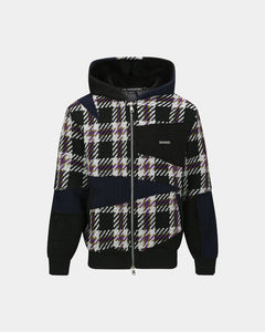 기타 UNISEX PATCHWORK HOOD ZIP-UP atb1343u(MULTI)