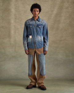 기타 UNISEX RE-MAKE CARPENTER JEANS apa810u(BROWN/BLUE)