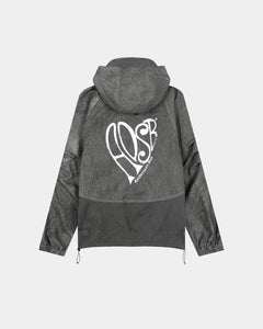 UNISEX TIE-DYED BEACH SHELL JACKET awa746u(CHARCOAL) – Andersson Bell