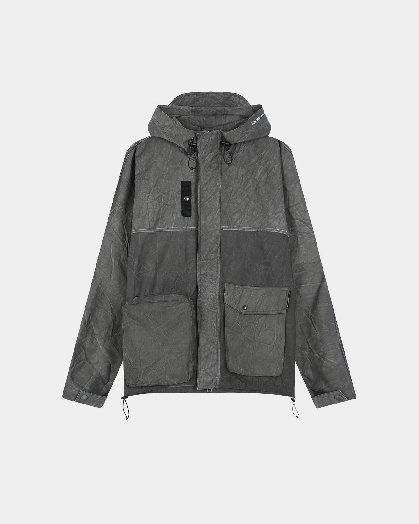 UNISEX TIE-DYED BEACH SHELL JACKET awa746u(CHARCOAL) – Andersson Bell